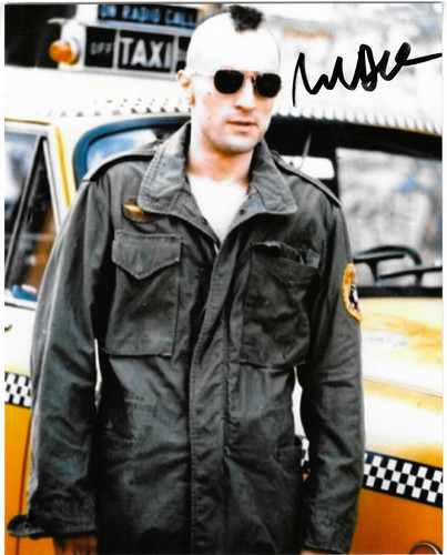 Robert deniro autographed - deniro, taxi