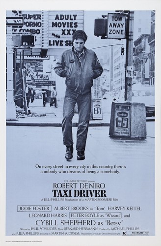 1976 taxi driver movie poster - taxi,