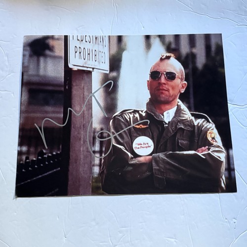 Robert niro autographed - robert, de