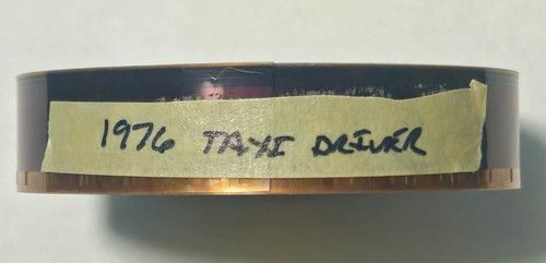 Taxi driver 1976 16mm film - taxi,