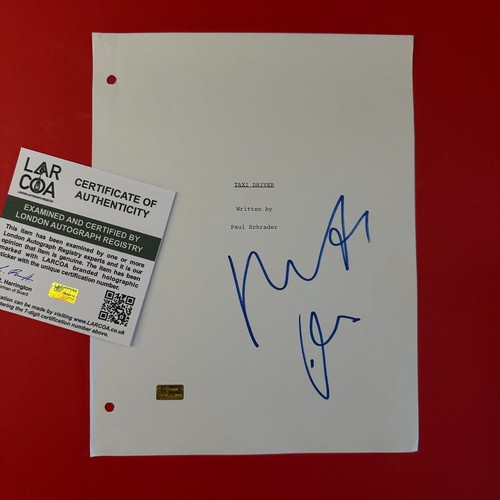 Robert niro hand signed - niro, hand-signed