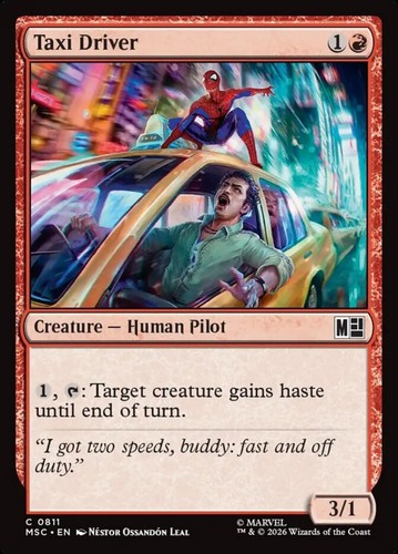 Taxi driver marvel - taxi, super