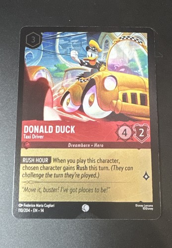 Donald duck taxi driver - duck,